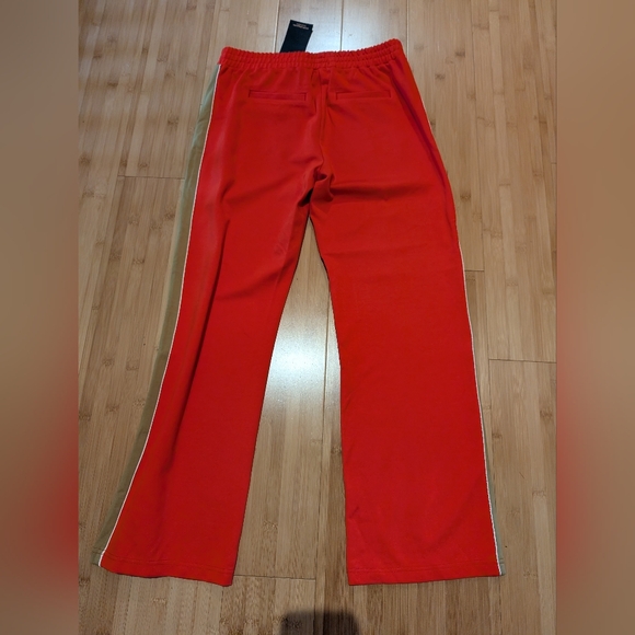 Scotch & Soda Bold Red Joggers with Tan Stripes - Picture 9 of 13